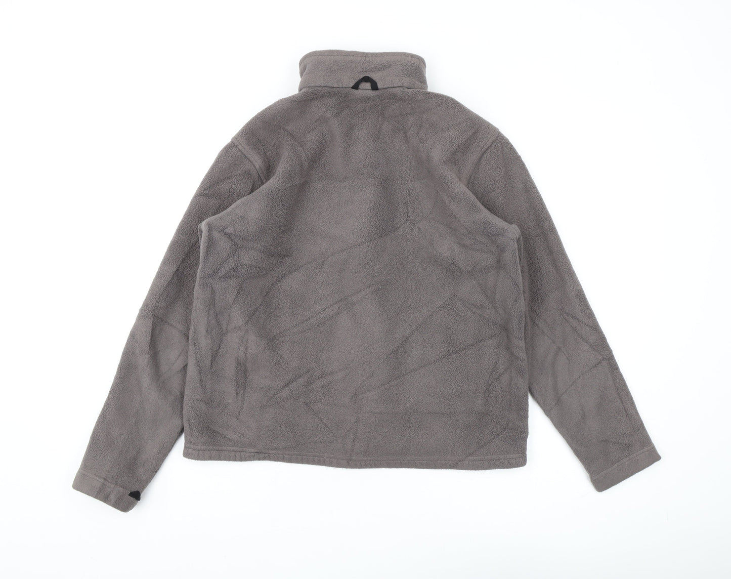 Jack Wolfskin Grey Unisex Fleece Jacket M Outdoor