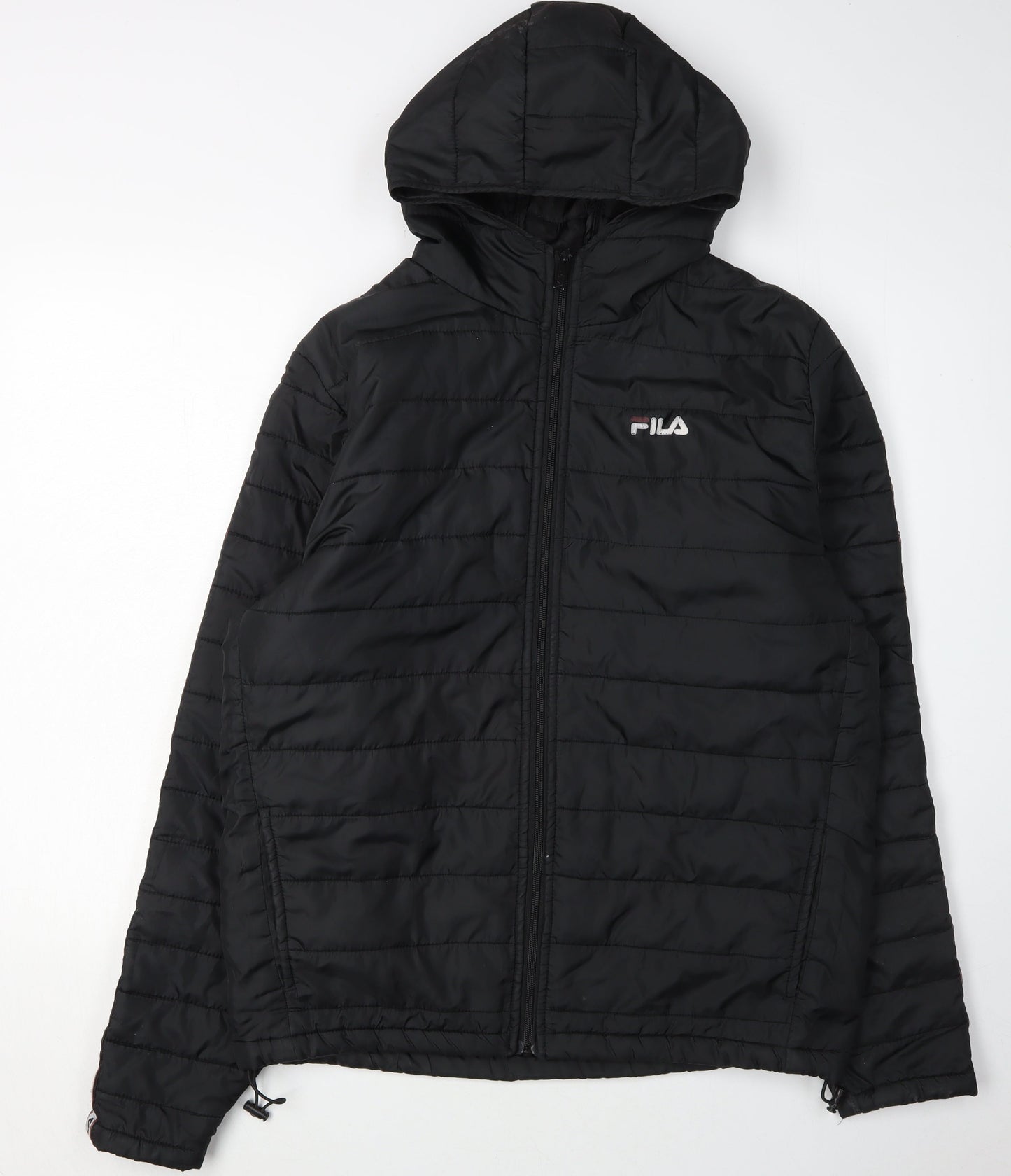 Fila Men's Black Hooded Puffer Jacket M