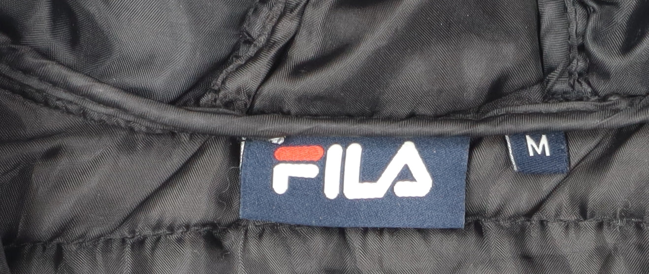 Fila Men's Black Hooded Puffer Jacket M
