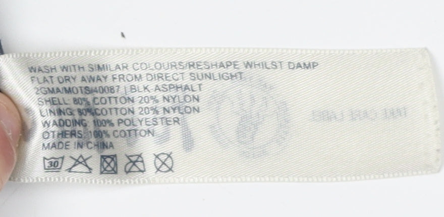 Fat Face Men's Black Quilted Jacket, Size M