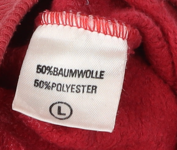 Levi's Men's Red Roll Neck Pullover Sweatshirt L