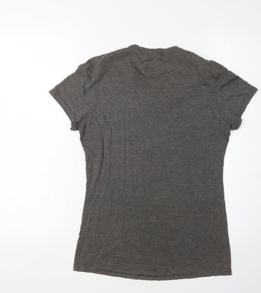 Adidas Women's Grey T-Shirt S - Comfortable Gym Top