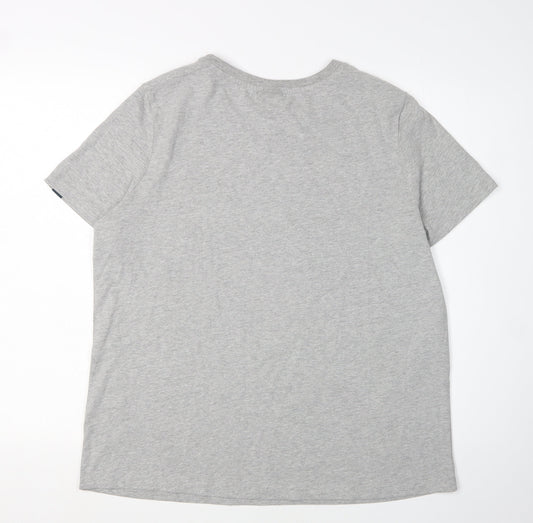 Ellesse Grey Women's Regular Fit Basic T-Shirt