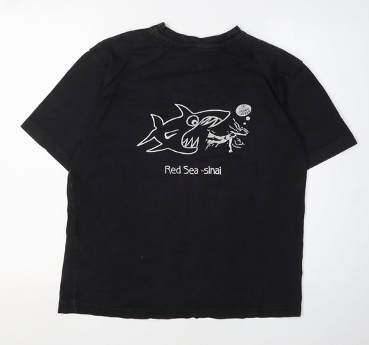 Hard Rock Cafe Black T-Shirt, Medium, Unisex