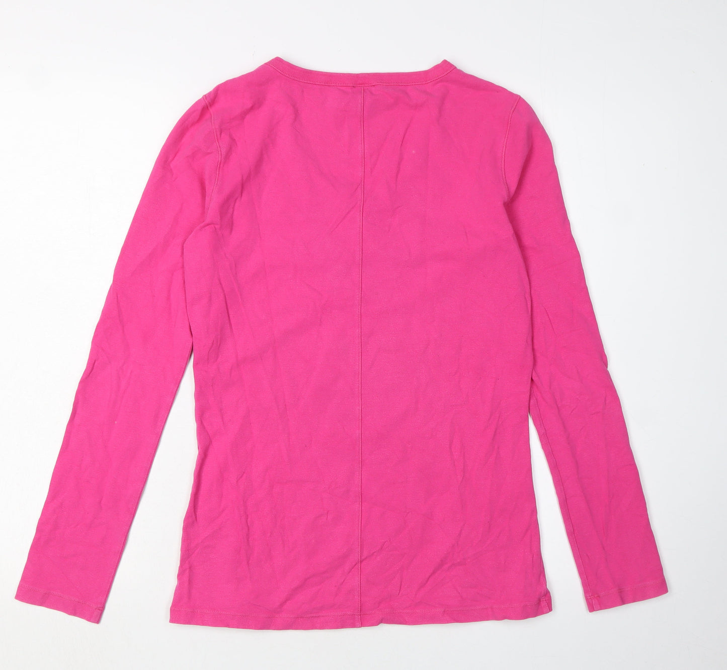 Gap Women’s Pink M Long Sleeve V-Neck T-Shirt