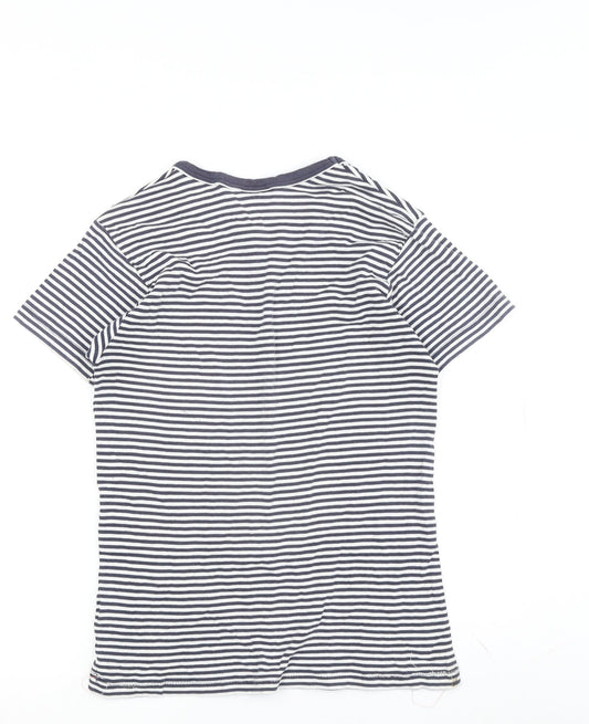 Womens UK Size 14 Racing Green Blue 100% Cotton T-Shirt