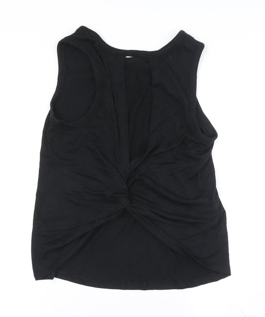 GAP Women's Black Cotton Tank Top M