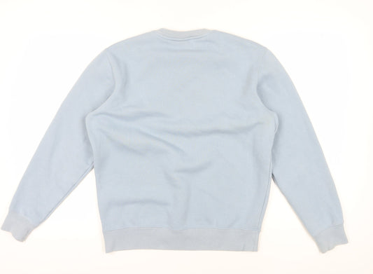 Champion Men's Blue Pullover Sweatshirt S Logo