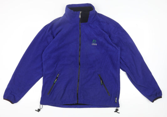 Craghoppers Men's Blue Fleece Jacket Stand-Up Collar M