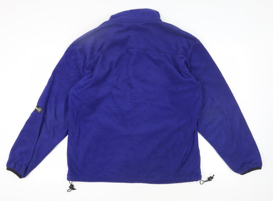 Craghoppers Men's Blue Fleece Jacket Stand-Up Collar M