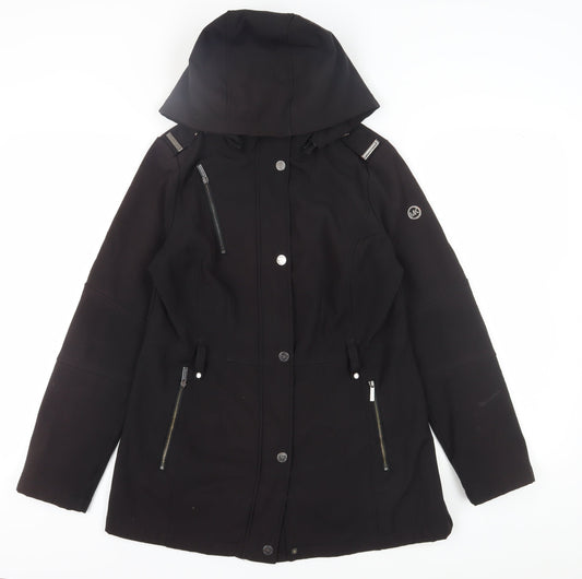 Michael Kors Women's Black Parka Jacket Size S