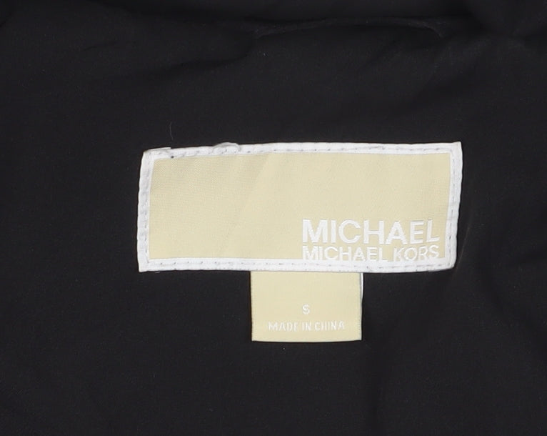 Michael Kors Women's Black Parka Jacket Size S