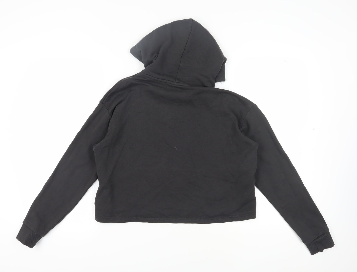 Puma Unisex Black Hoodie Cotton Pullover S Size