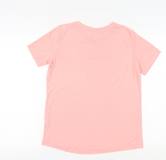 Nike Women's Pink Basic T-Shirt - Size S, Casual Summer