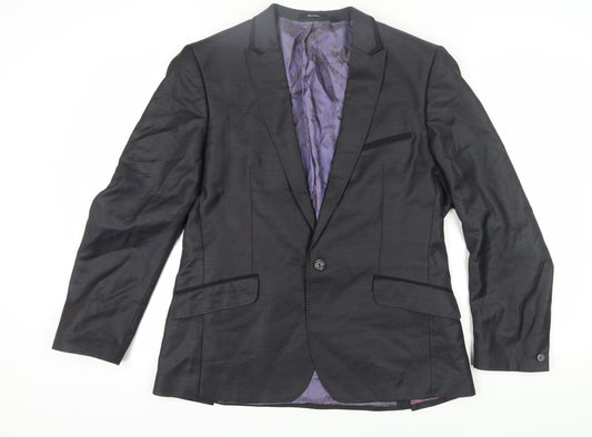 Ted Baker Men’s Black Blazer, Size 5, Formal Wear