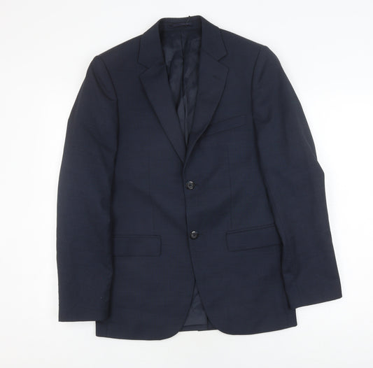 DKNY Men's Blue Classic Fit Suit Jacket 34 Regular