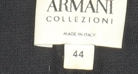 Armani Collezioni Women's Black Blazer Size 16 Classic