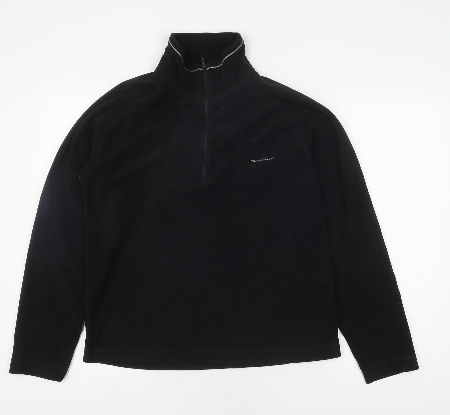 Craghoppers Men's Black Fleece 1/2 Zip Sweatshirt S