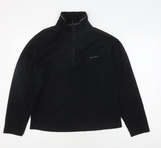 Craghoppers Men's Black Fleece 1/2 Zip Sweatshirt S