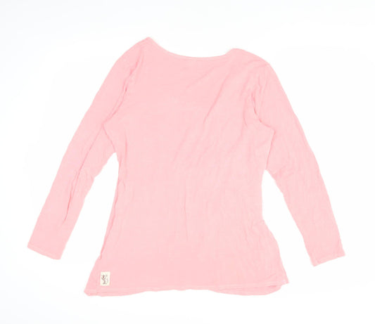 A Postcard from Brighton Women's Pink Wrap Blouse Size 4
