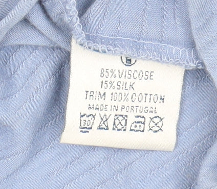 Fat Face Women's Blue Tunic Blouse Size 10