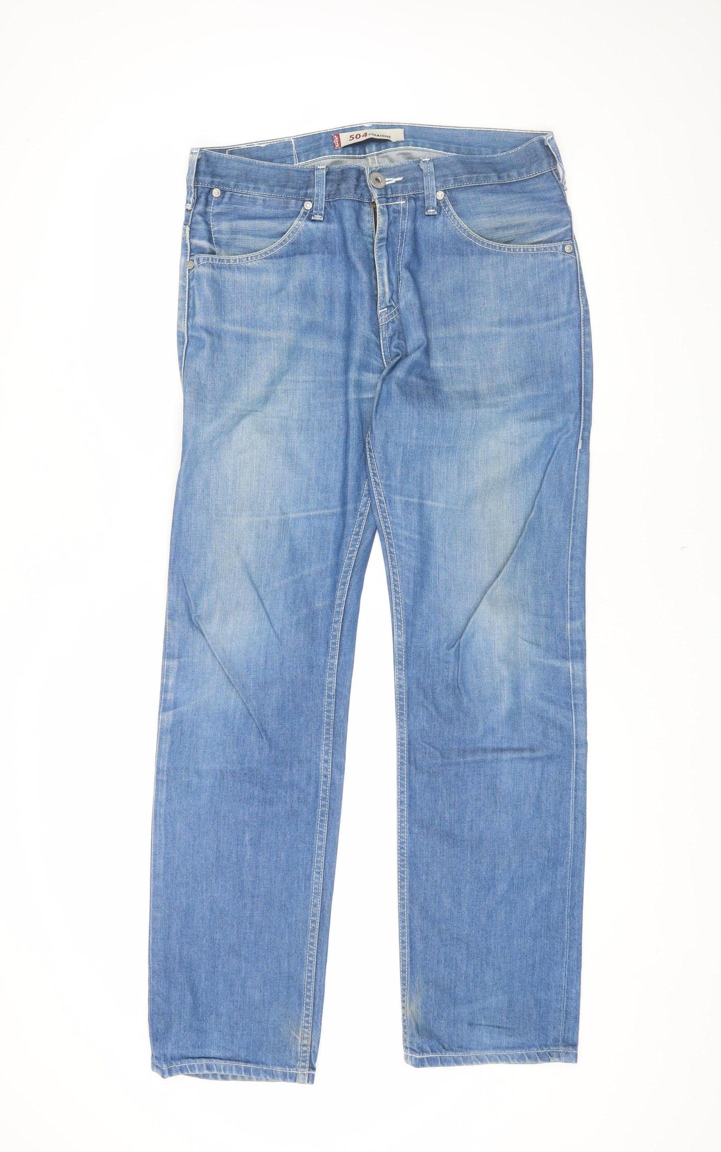 Levi's Men's Blue Straight Medium Wash Jeans M