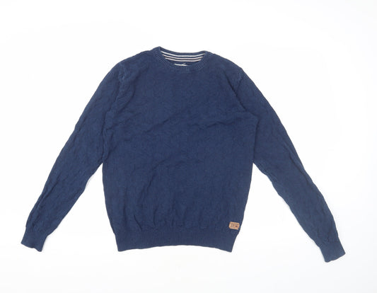 Additional front view of Lee Cooper Men's Blue Medium jumper