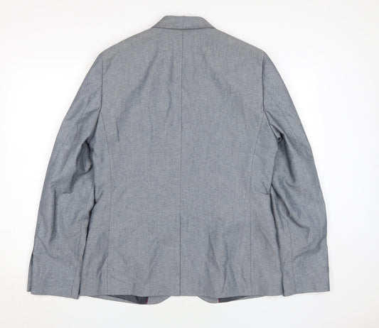 Marks and Spencer Men's Grey Blazer 38 Regular