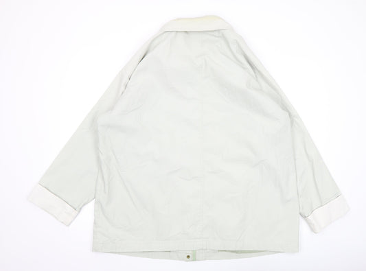 Isabelle Women's Grey Mid-Length Basic Jacket Size 20