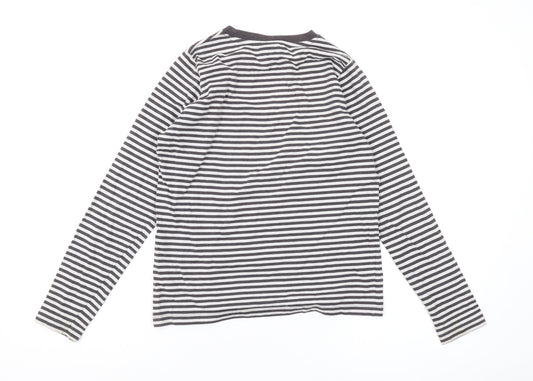 Trespass Boys Striped Long Sleeve T-Shirt, Multicoloured, 11-12 Years
