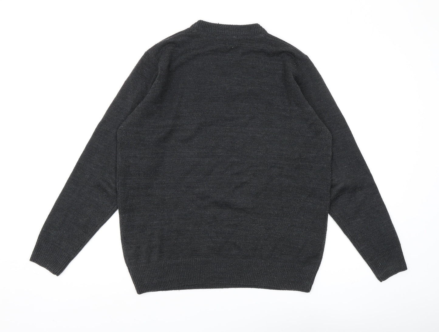 James Pringle Men's Black V-Neck Pullover Jumper M