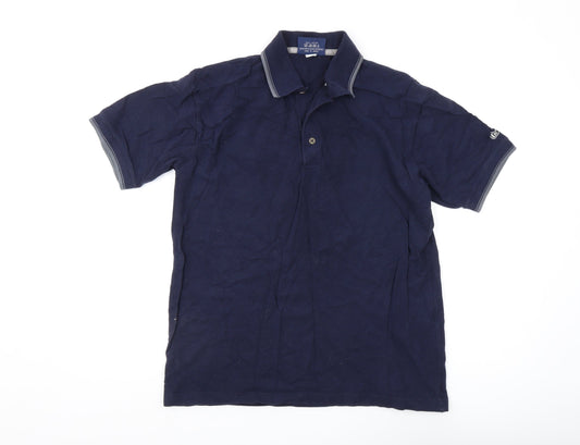 Additional front view of Lee Cooper Men's Blue S Polo Shirt - Casual Style