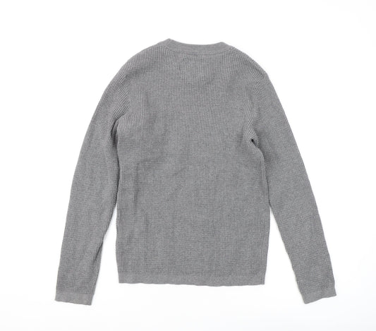 Kronstadt Men's Grey Pullover Jumper - XS - Casual Style