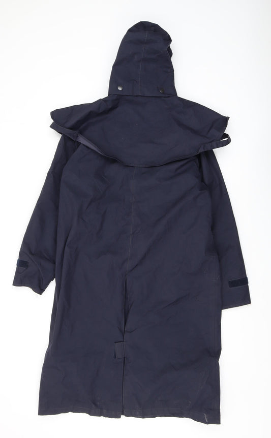 Jack Murphy Men's Black Hooded Rain Coat Size 32