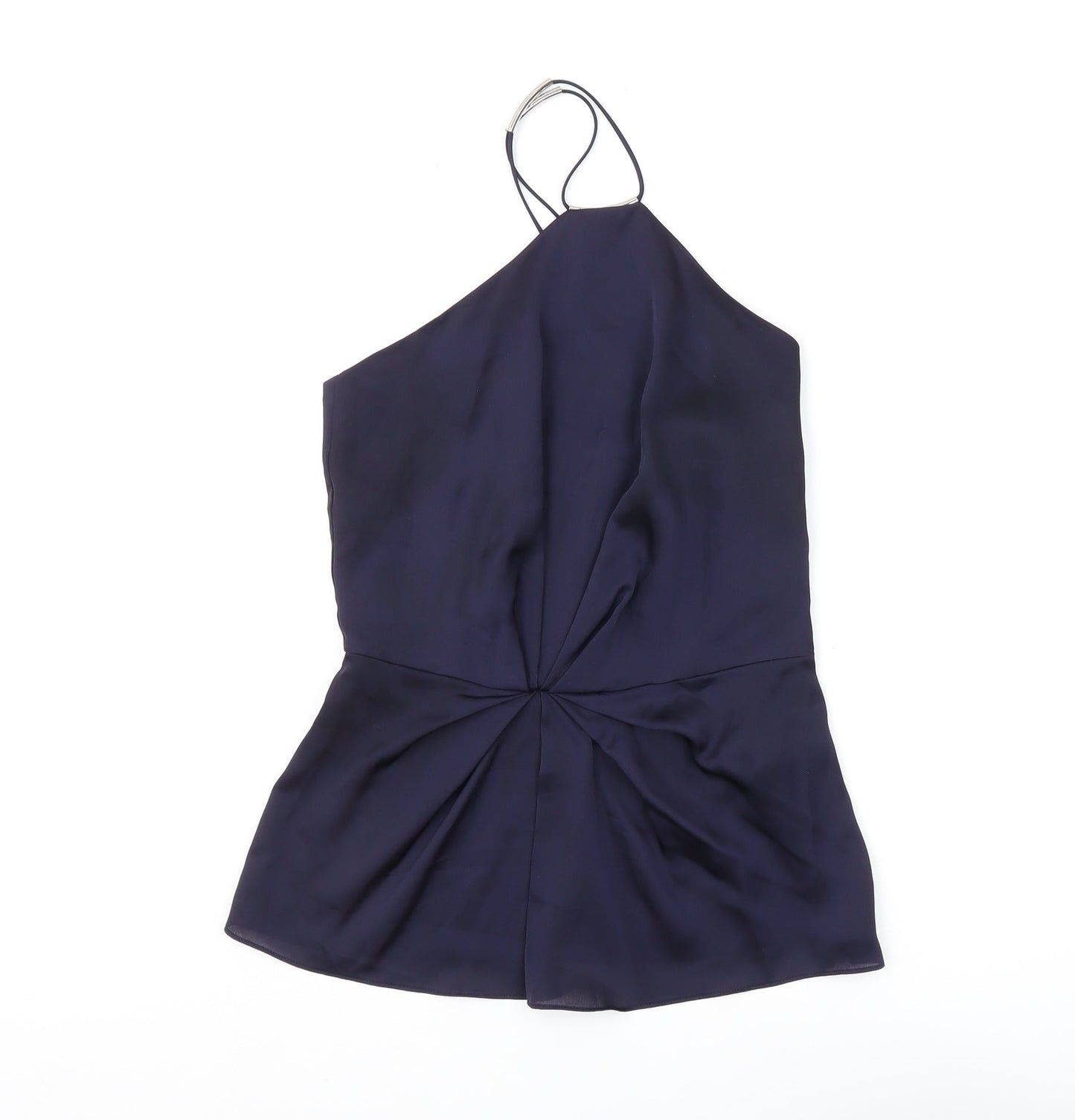 Reiss Women's Blue Halter Camisole Size 6 Satin