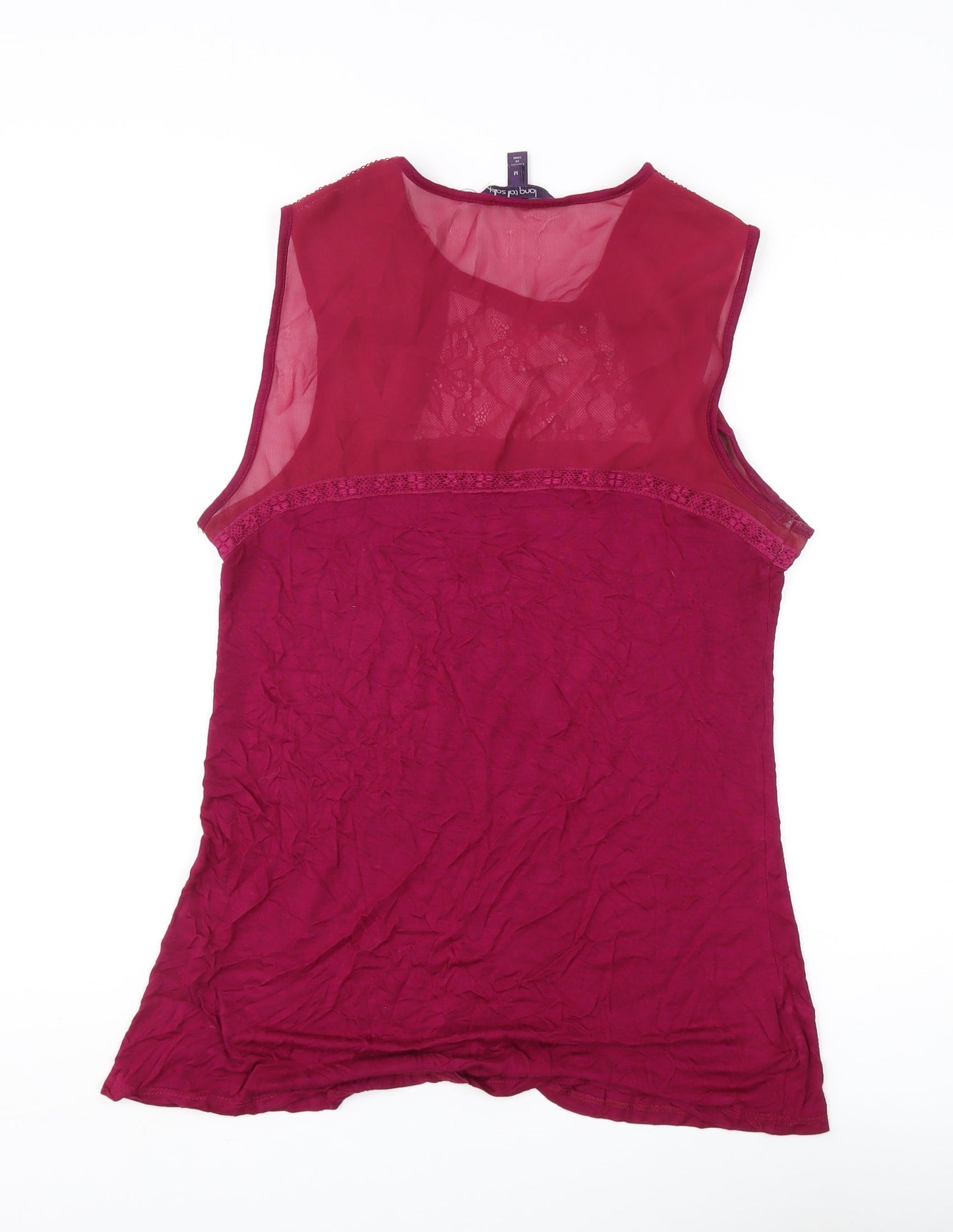 Long Tall Sally Women’s Red Sleeveless Tank Top