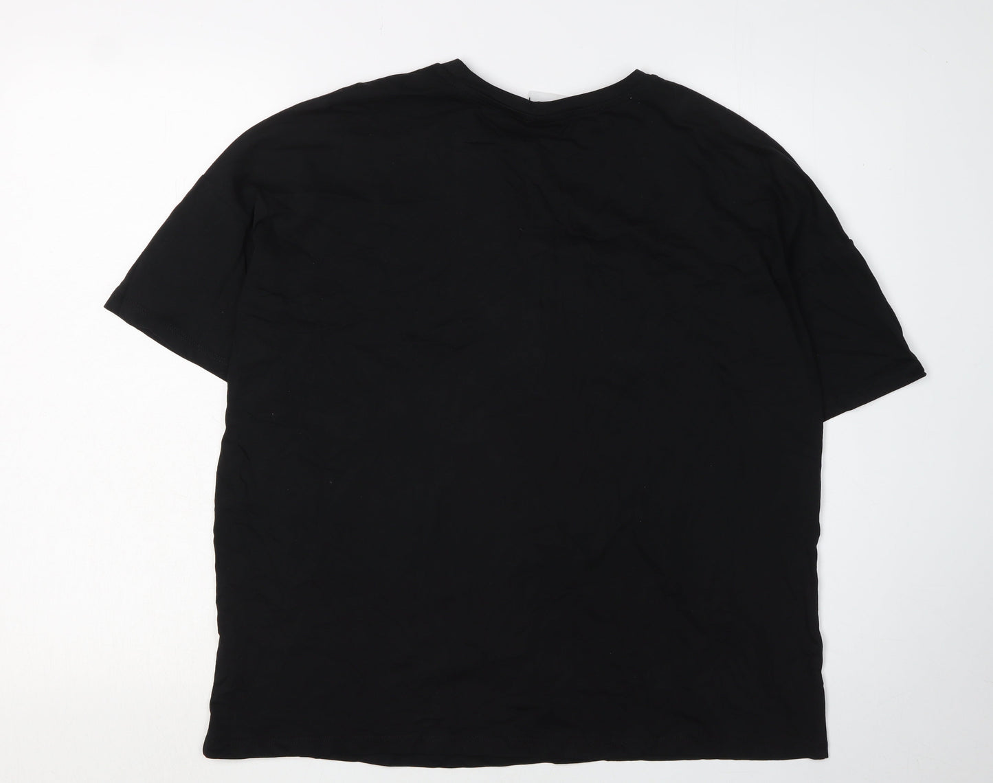 Freddie Mercury Men's Black Graphic T-Shirt Size 16