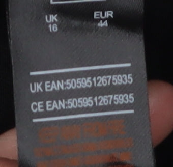 Freddie Mercury Men's Black Graphic T-Shirt Size 16