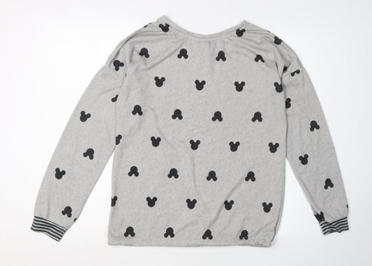 Disney Women's Grey Jersey T-Shirt Size S