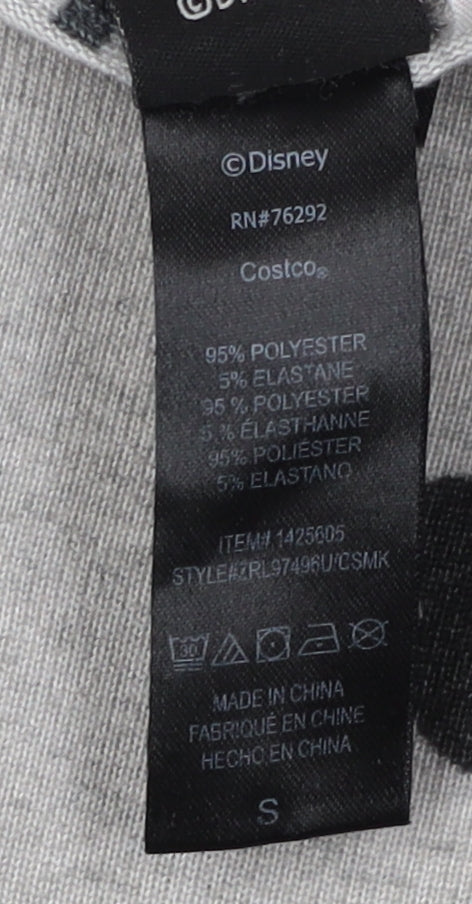 Disney Women's Grey Jersey T-Shirt Size S