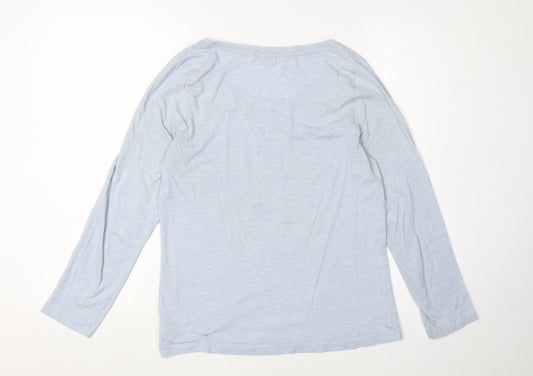 Disney Women's Blue Jersey T-Shirt Size 10