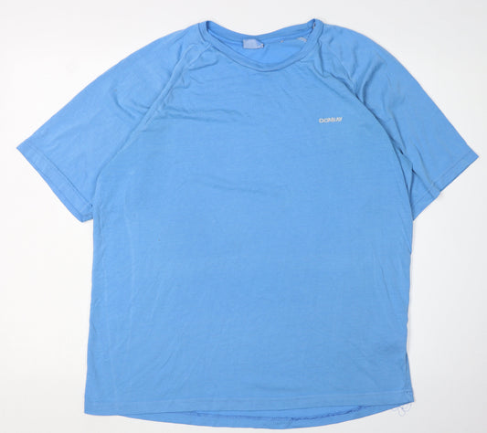 Donnay Men's Blue L Polyester Cotton T-Shirt
