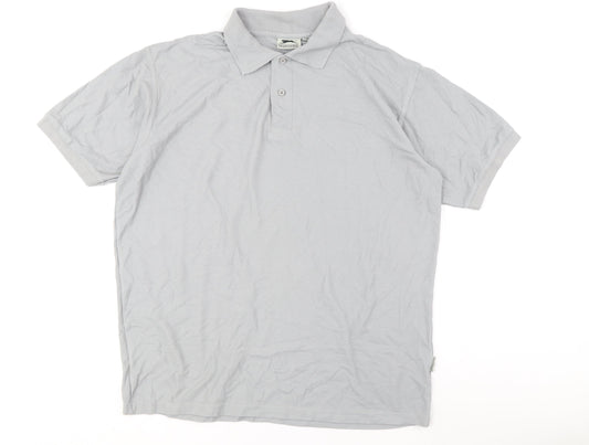 Slazenger Men's Grey XL Polo Shirt Casual