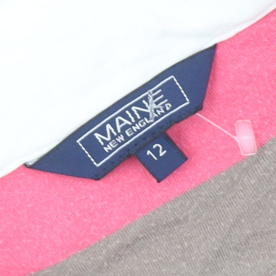 Maine New England Women's Multicoloured Polo Size 12