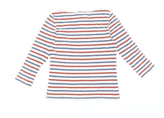 J.Crew Women's Multicoloured Striped T-Shirt XS