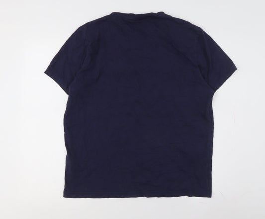 Champion Men's Blue Medium Crew Neck T-Shirt