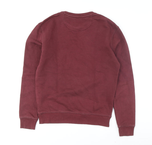 Jack Wills Men's Red Pullover Sweatshirt XS