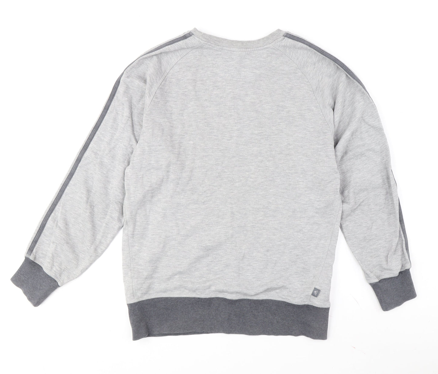 Adidas Men’s Grey Pullover Sweatshirt, Size M