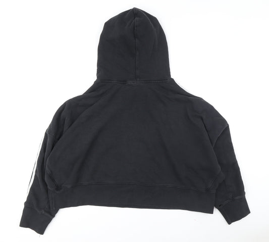 Adidas Men's Black Pullover Hoodie, Size M