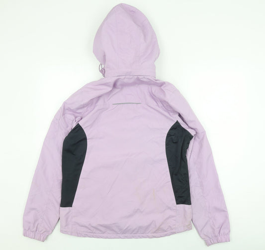 4 SPORTS Women's Purple Windbreaker Jacket Size 12